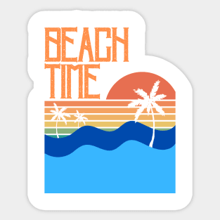 Beach Time Sticker